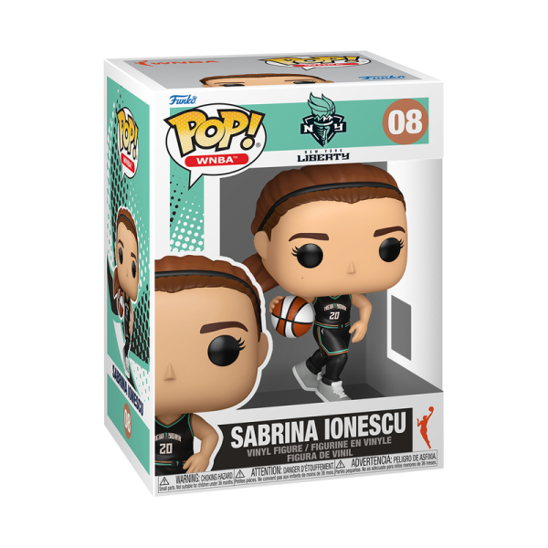 FUNKO POP! Vinyl Figur Sports WNBA Frauen Basketball New York Liberty Sabrina Ionescu 8
