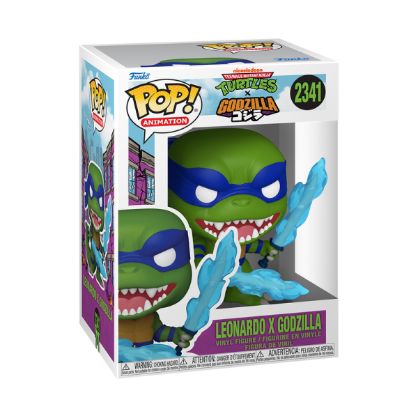 FUNKO POP! Vinyl Figur Teenage Mutant Ninja Turtles x Godzilla Leonardo x Godzilla 2341