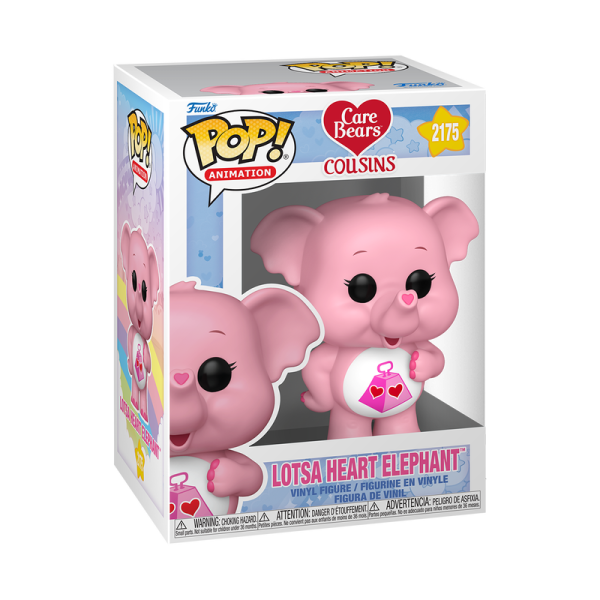 FUNKO POP! Vinyl Figur Animation Care Bears Die Glücksbärchies Lotsa Heart Elephant 2175
