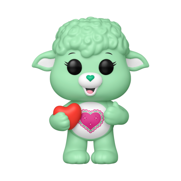 FUNKO POP! Vinyl Figur Animation Care Bears Die Glücksbärchies Gentle Heart Lamb 2176 Special