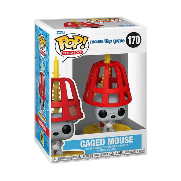 FUNKO POP! Vinyl Figur Retro Toys Mouse Trap game Caged Mouse 170