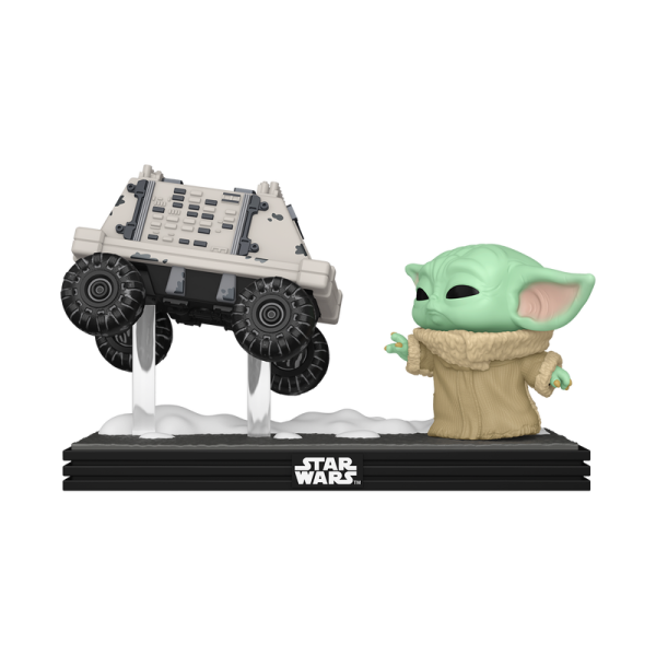 FUNKO POP! Vinyl Figur Moment Star Wars The Mandalorian and Grogu Grogu with Polar Mouse Droid 840