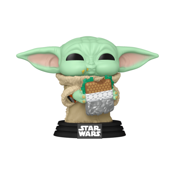 FUNKO POP! Vinyl Figur Star Wars The Mandalorian and Grogu Grogu with Sandwich 841