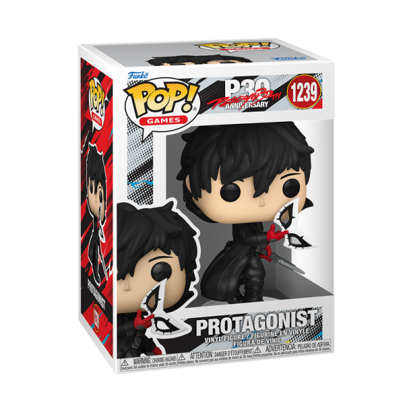 FUNKO POP! Vinyl Figur Games Persona  30 Anniversary  Protagonist Ren 1239