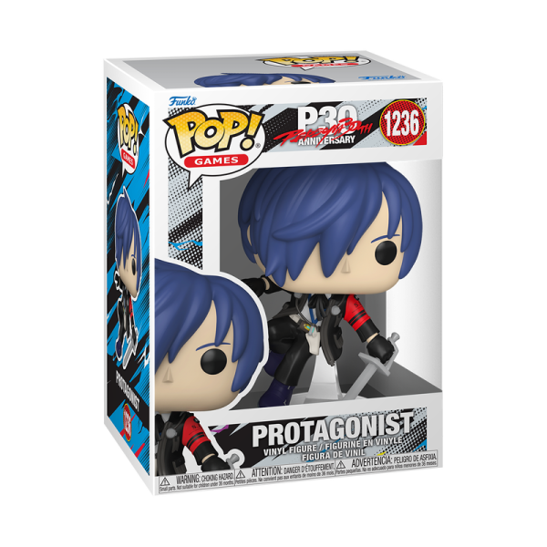 FUNKO POP! Vinyl Figur Games Persona  30 Anniversary  Protagonist Makoto 1236