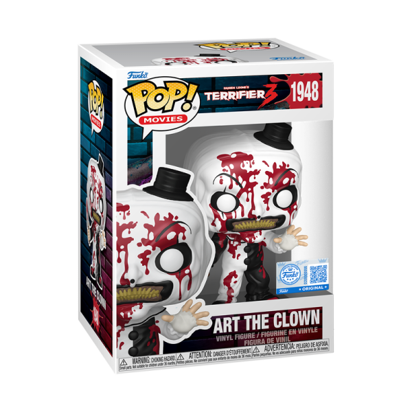FUNKO POP! Vinyl Figur Movie Terrifier 3 Art The Clown Blood 1948 Special Chance of Chase