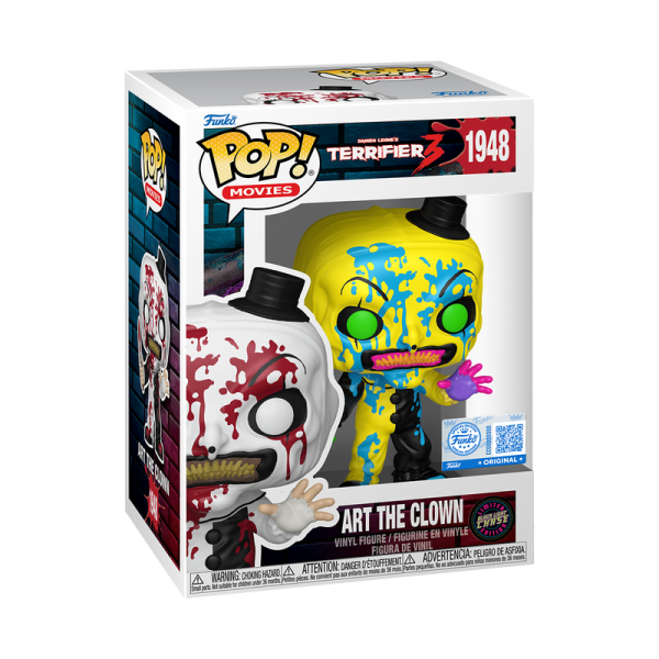 FUNKO POP! Vinyl Figur Movie Terrifier 3 Art The Clown Blood 1948 Special Chance of Chase