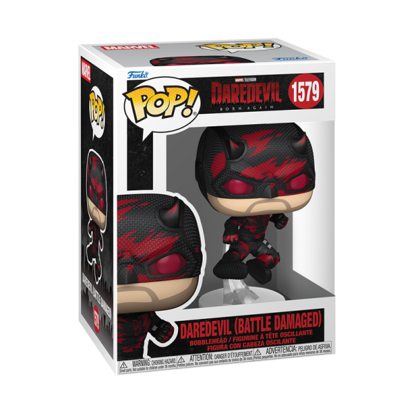 FUNKO POP! Vinyl Figur MARVEL Daredevil Born Again Daredevil Battle Damaged 1579