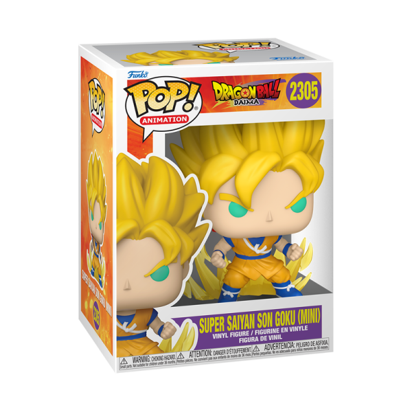FUNKO POP! Vinyl Figur Animation Dragon Ball Daima Super Saiyan Son Goku Mini 2305 Chance of Chase