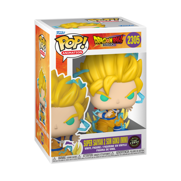FUNKO POP! Vinyl Figur Animation Dragon Ball Daima Super Saiyan Son Goku Mini 2305 Chance of Chase