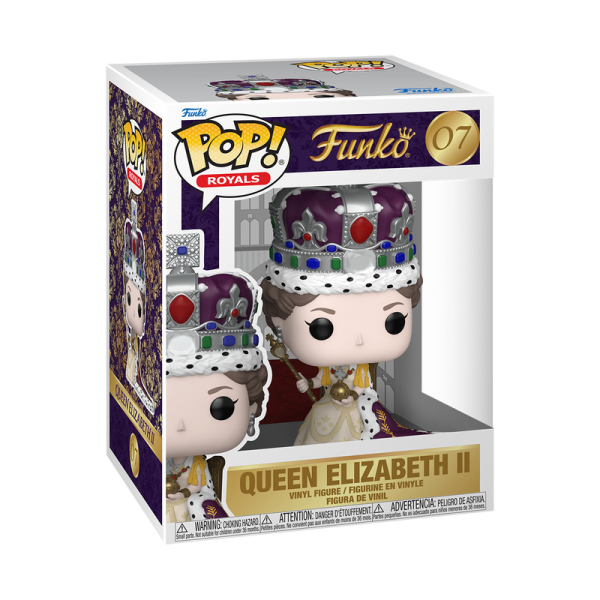 FUNKO POP! Vinyl Figur Premium Royal Queen Eilzabeth II 100th Coronation 07