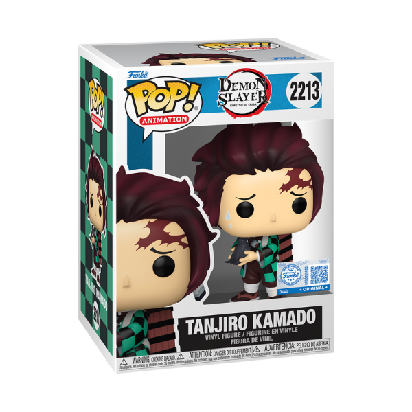 FUNKO POP! Vinyl Figur Animation Demon Slayer Kimetsu no Yaiba Tanjiro Kamado with Crow 2213 Special