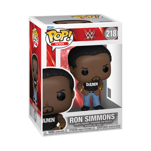 FUNKO POP! Vinyl Figur Wrestling WWE Ron Simmons 218