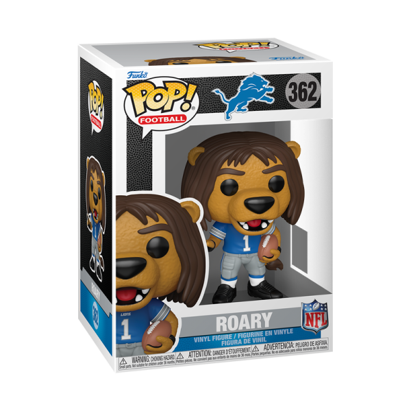 FUNKO POP! Vinyl Figur Sport Football NFL Mascots Detroit Lions Roary 362