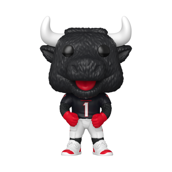 FUNKO POP! Vinyl Figur Sport Football NFL Mascots Houston Texans Toro 364