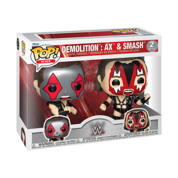 FUNKO POP! Vinyl Figur Sports Wrestling WWE Demolition Ax und Smash 2er Pack