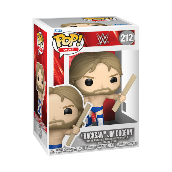 FUNKO POP! Vinyl Figur Sports Wrestling WWE Hacksaw Jim Duggan 212