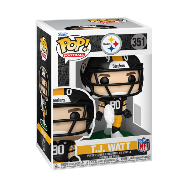FUNKO POP! Vinyl Figur Sport Football NFL Pittsburgh Steelers T J Watt 351