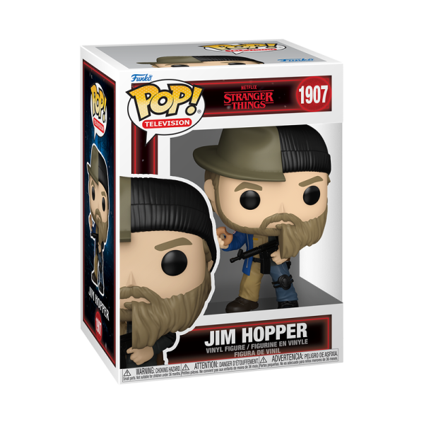 FUNKO POP! Vinyl Figur Television Stranger Things Split Jim Hopper 1907