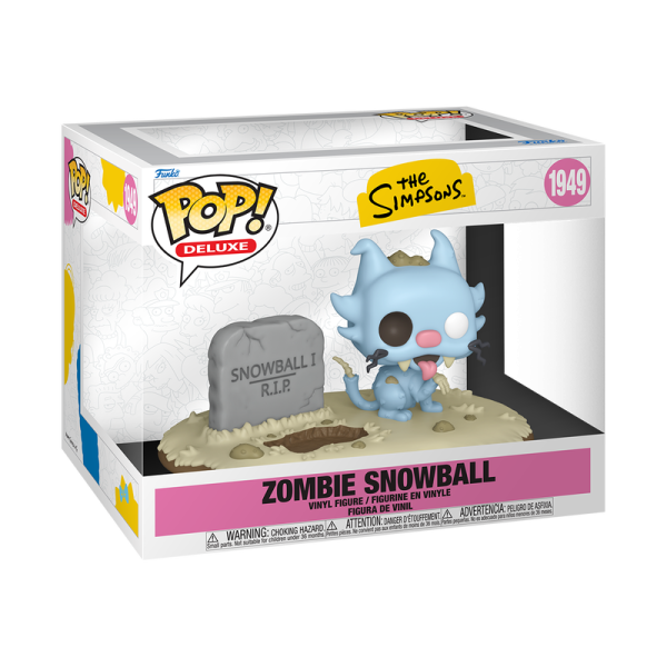 FUNKO POP! Vinyl Figur Deluxe  Television The Simpsons Zombie Snowball 1949