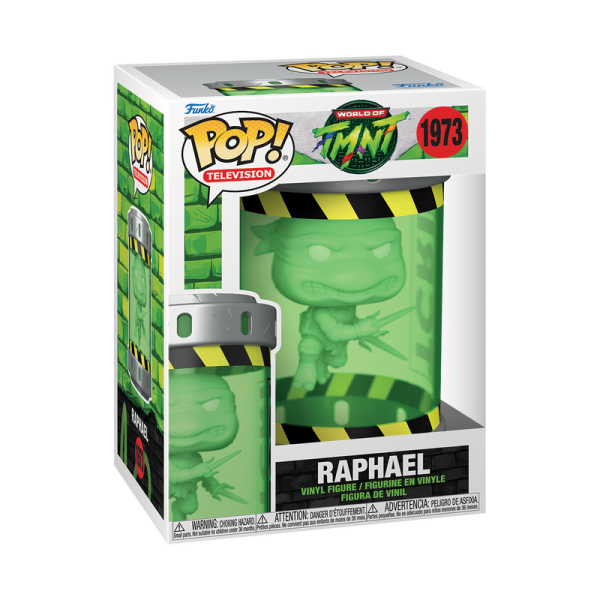 FUNKO POP! Vinyl Figur Television Teenage Mutant Ninja Turtles TMNT Raphael Ooze Canister 1973