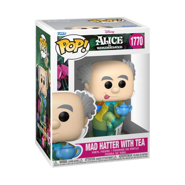 FUNKO POP! Vinyl Figur Disney Alice in Wonderland Alice in Wunderland Mad Hatter with Tea 1770