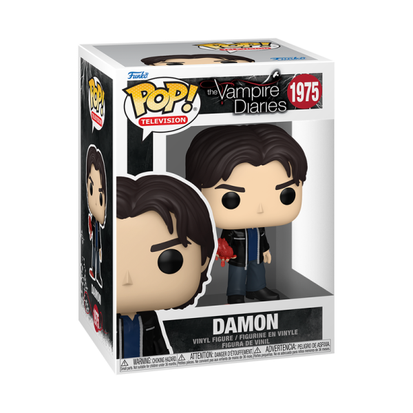 FUNKO POP! Vinyl Figur Television The Vampire Diaries Damon 1975 Chance of Chase