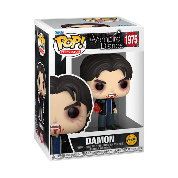 FUNKO POP! Vinyl Figur Television The Vampire Diaries Damon 1975 Chance of Chase