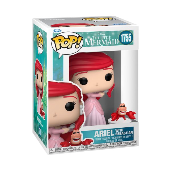 FUNKO POP! Vinyl Figur Disney The Little Mermaid Arielle die Meerjungfrau Ariel with Sebastian 1755