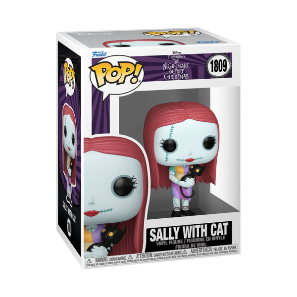 FUNKO POP! Vinyl Figur Disney Tim Burton Nightmare before Christmas Sally with Cat 1809