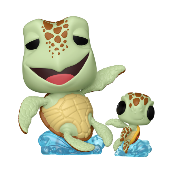 FUNKO POP! Vinyl Figur Disney Pixar Finding Nemo Findet Nemo Crush with Squirt 1813