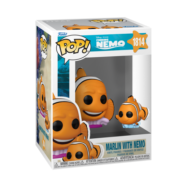 FUNKO POP! Vinyl Figur Disney Pixar Finding Nemo Findet Nemo Marlin with Nemo 1814
