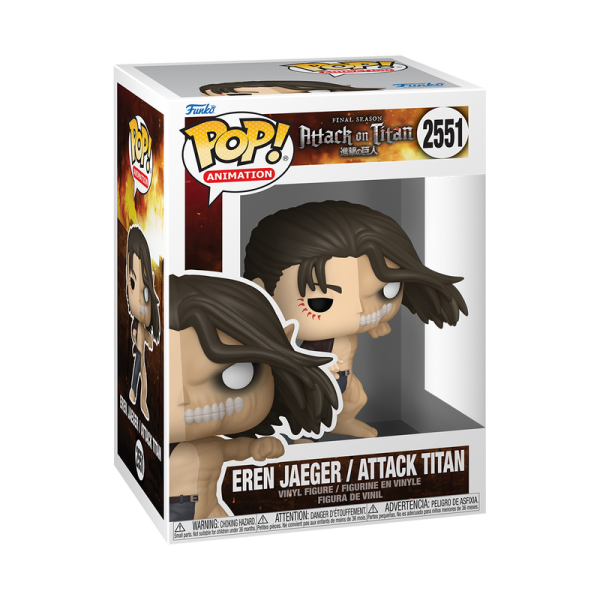 FUNKO POP! Vinyl Figur Animation Attack on Titan Split Eren Jaeger Attack Titan 2551