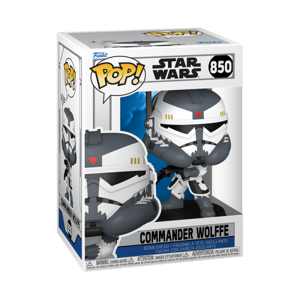 FUNKO POP! Vinyl Figur Star Wars The Clone Wars Commander Wolffe 850