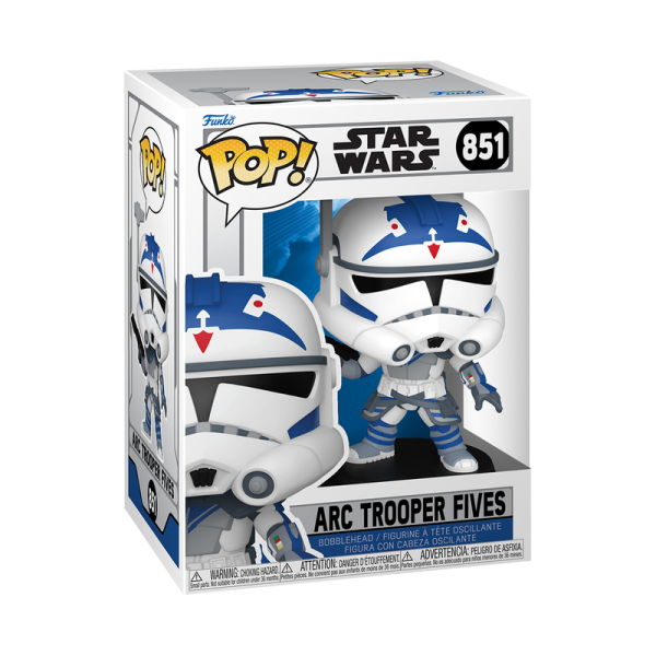 FUNKO POP! Vinyl Figur Star Wars The Clone Wars Arc Trooper Fives ARC2 851