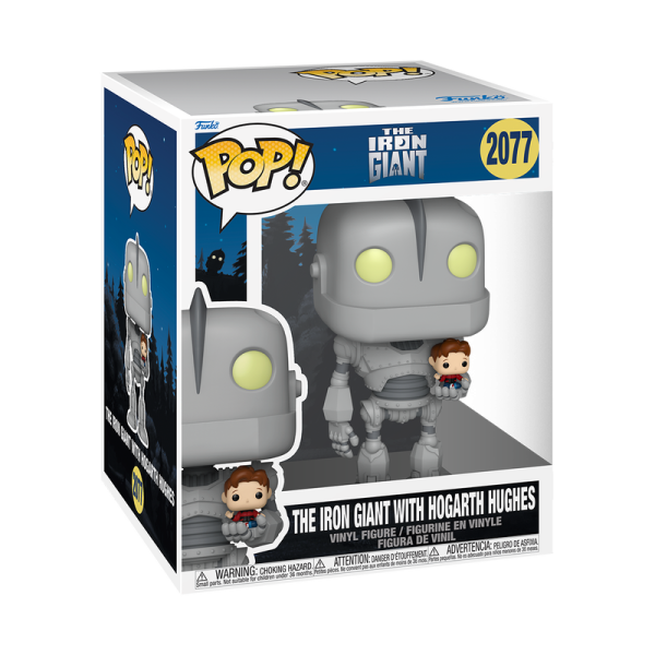 FUNKO POP! Vinyl Figur Disney The Iron Giant Der Gigant aus dem All The Iron Giantwith Hogarth Hughes 2077 15cm