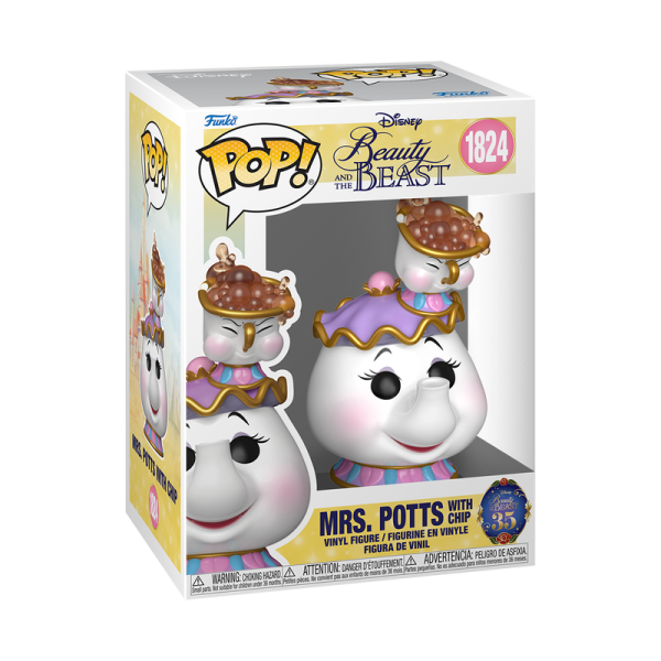 FUNKO POP! Vinyl Figur Disney Beauty and the Beast Die Schöne und das Biest Mrs Potts with Chip 1824