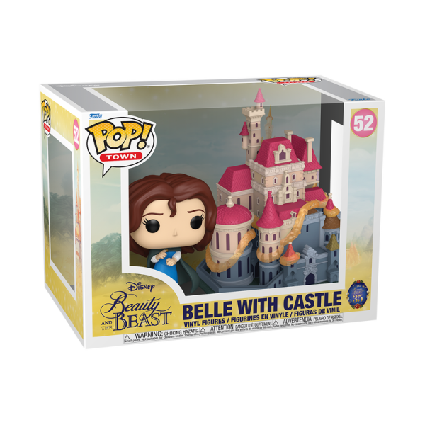 FUNKO POP! Vinyl Figur Town Disney Beauty and the Beast Die Schöne und das Biest Belle with Castle 52