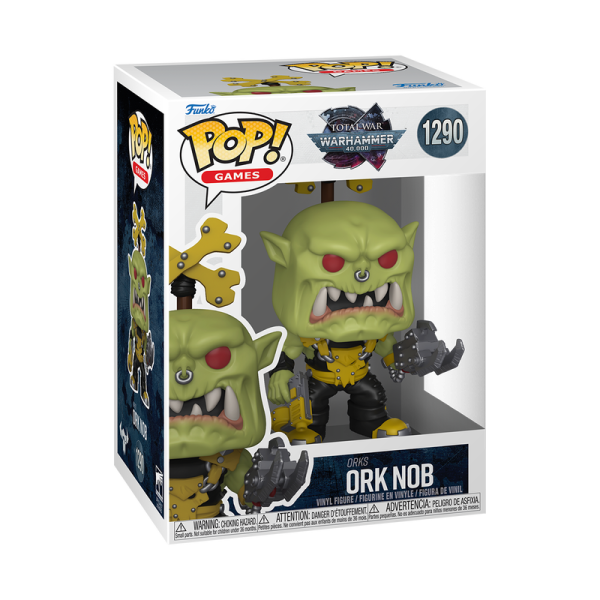 FUNKO POP! Vinyl Figur Games Total Warhammer 40000 Ork Nob 1290