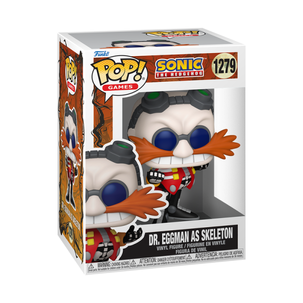 FUNKO POP! Vinyl Figur Games Sonic the Hedgehog Dr Eggman as Skeleton 1279