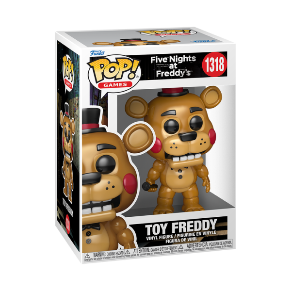 FUNKO POP! Vinyl Figur Games Five Nights at Freddys Toy Freddy 1318