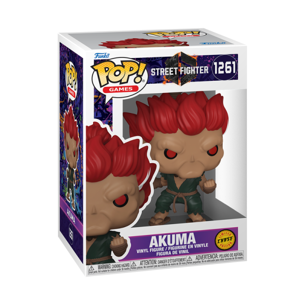 FUNKO POP! Vinyl Figur Games Street Fighter Akuma 1261 Chance of Chase
