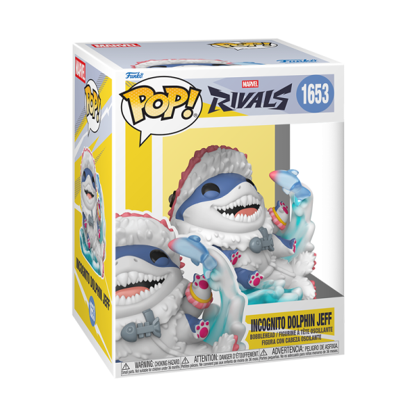 FUNKO POP! Vinyl Figur Games Marvel Rivals Incognito Dolphin Jeff 1653