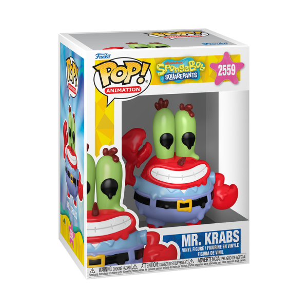 FUNKO POP! Vinyl Figur Animation Spongebob Schwammkopf Sqarepants Mr Krabs Melting  2559