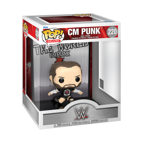 FUNKO POP! Vinyl Figur Deluxe Wrestling WWE CM Punk 220