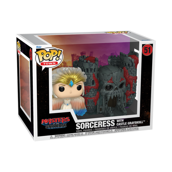 FUNKO POP! Vinyl Figur Town Movie Master of the Universe 2026 Sorceress with Castle Grayskull 51