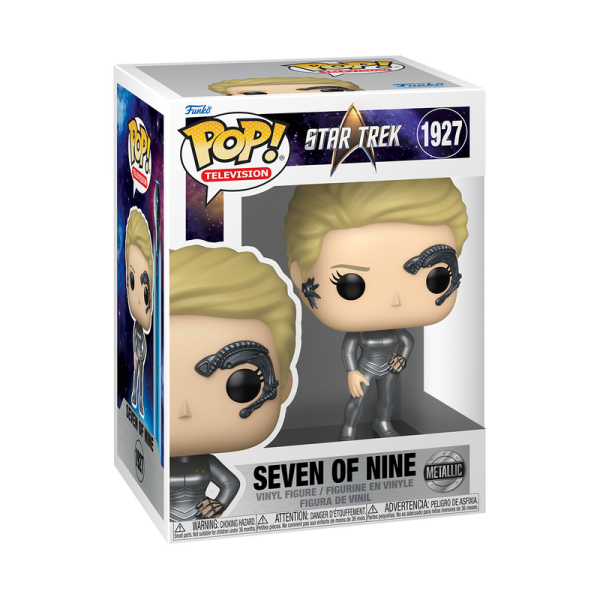 FUNKO POP! Vinyl Figur Television Star Trek Voyager   Seven of Nine 1927 Metallic