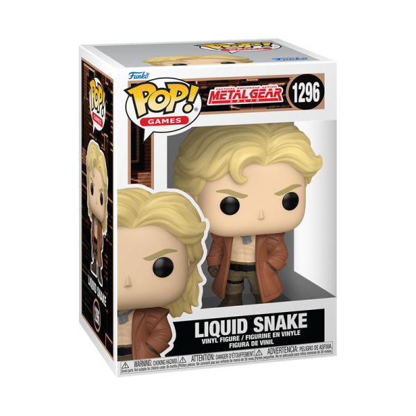 FUNKO POP! Vinyl Figur Games Metal Gear Solid Liquid Snake 1296