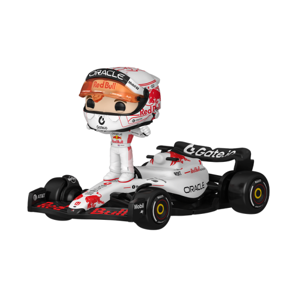 FUNKO POP! Vinyl Figur Rides Sports Racing Formula One Formel 1 Oracle Red Bull Max Verstappen White 15cm
