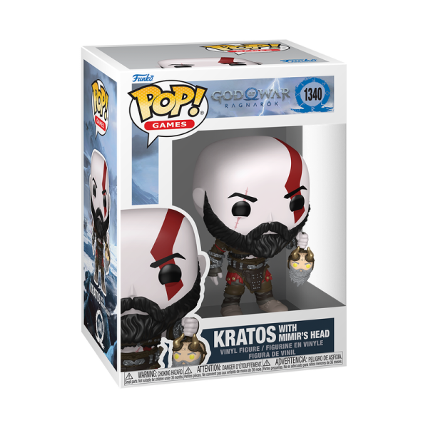 FUNKO POP! Vinyl Figur Games God of War Ragnarök Kratos with Mimirs Head 1340